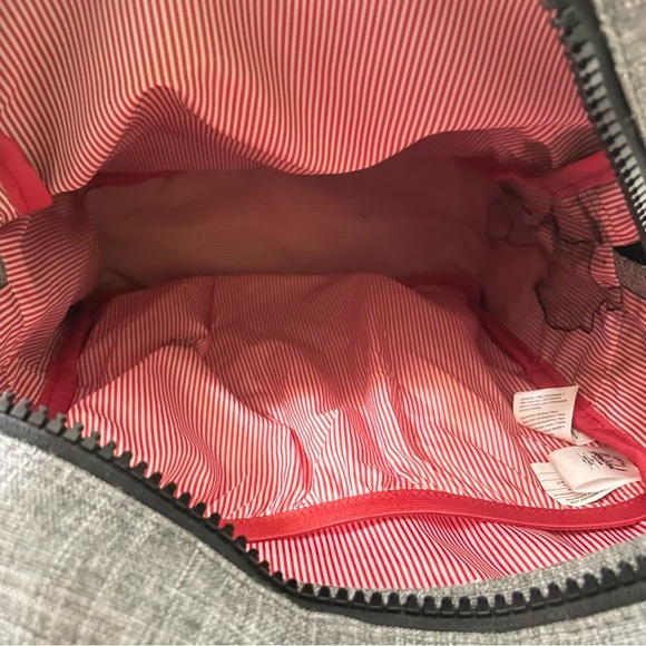 Herschel Supply Company Gray and Red Backpack Stains - Picture 10 of 13